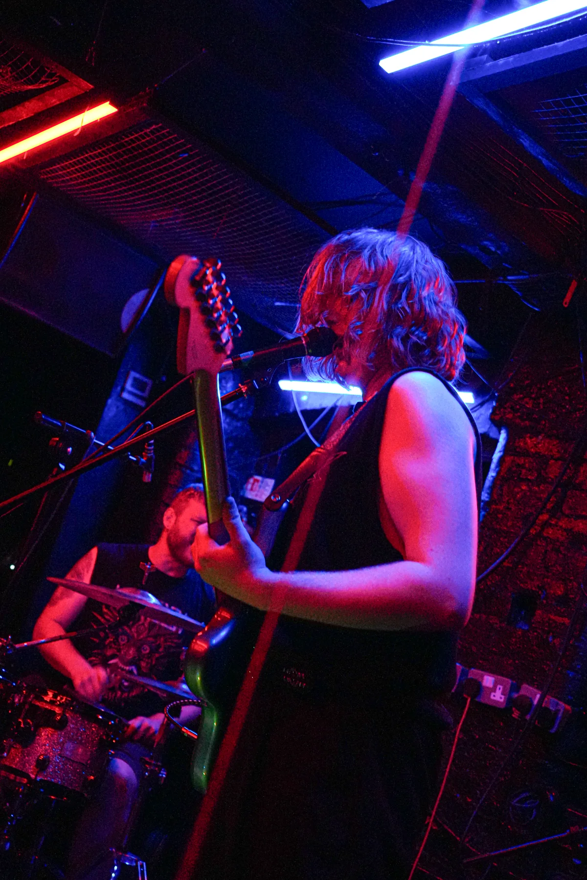 Prayers Electric performing together at Stage and Radio in Manchester