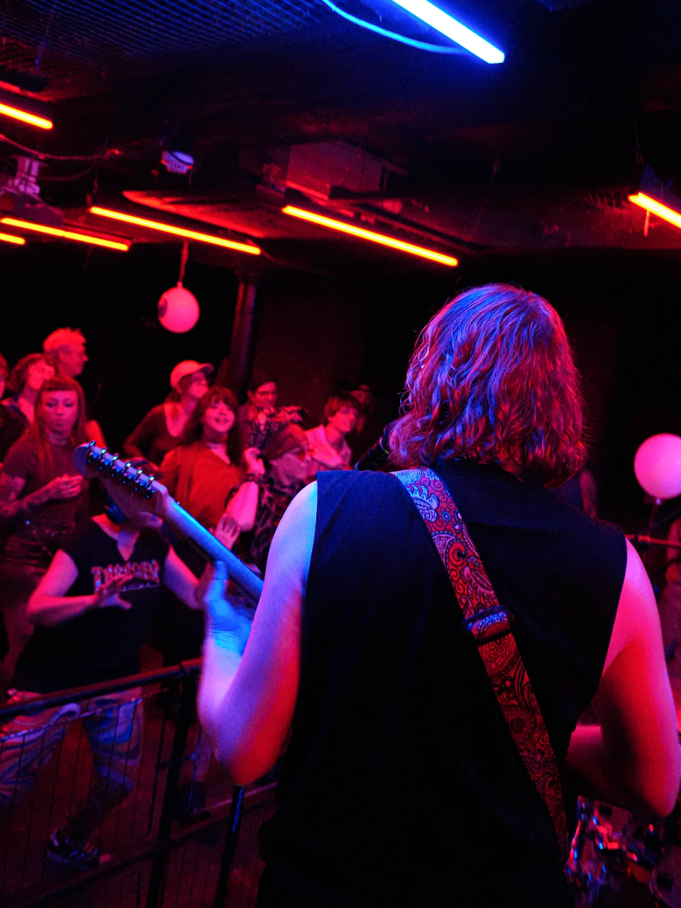 Prayers Electric playing to the Stage and Radio audience